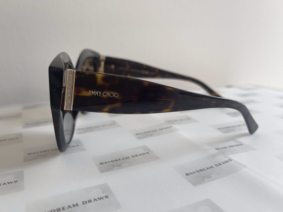 JIMMY CHOO Brown Leela Oversized Sunglasses (£295) *PLUS INSTANT WINS* - Image 3