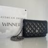 Chanel Wallet on Chain Black Leather Lambskin plus instant wins