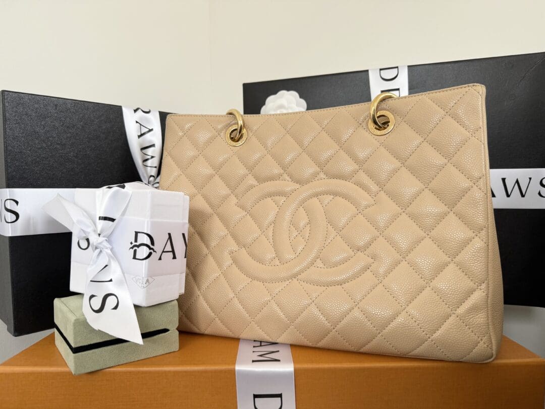 CHANEL BEIGE TOTE BAG