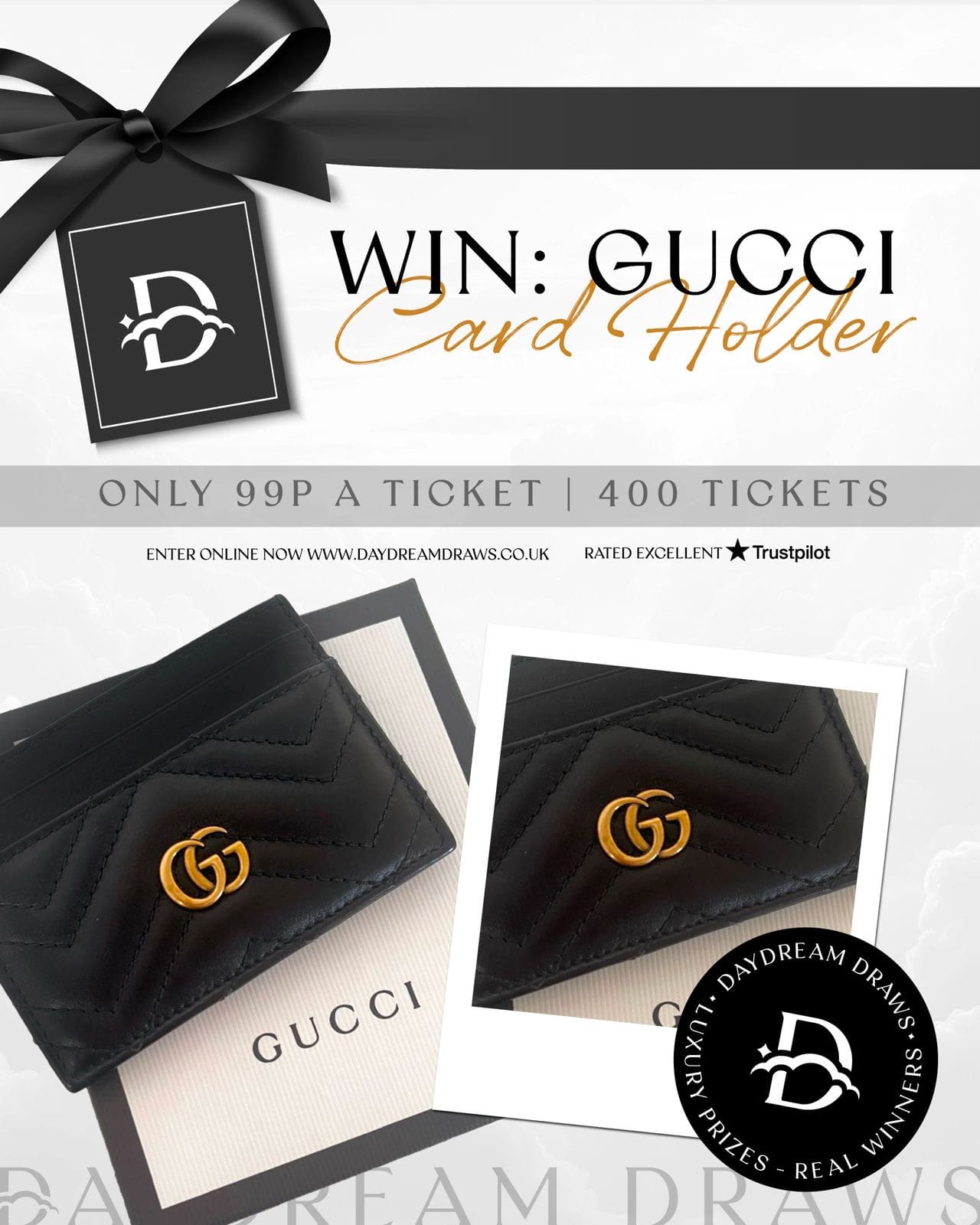 Gucci black marmont card holder